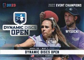 2023 Disc Golf Pro Tour - Event Champions #E5 Dynamic Discs Open (Ricky Wysocki / Kristin Tattar) Front